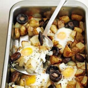 تخم مرغ و چیپس سالم